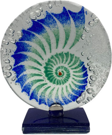 Marhome Tabletop Lucky Charm Turquoise made of Glass 44cm 1pcs