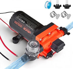 Αντλία Νερού Vevor Rv 12v Dc 6 Gpm 22,7 L Min Αντλία Νερού Διαφράγματος Αυτοπροσαρμογής 4-θαλάμων Αυτόματο Διακόπτη Πίεσης Μέγιστη Πίεση 70 Psi Κατά Παραγγελία Rv Τροχόσπιτο Θαλάσσιο Γιοτ Πλύσιμο Αυτοκινήτου