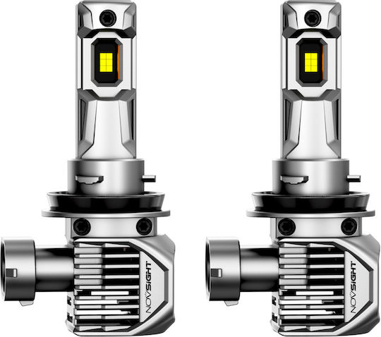 NovSight Лампи Автомобила & Мотоциклета H11 / H8 / H9 / H16 LED 6500К Хладно бяло 12-24V / 9-32V 100W 1бр