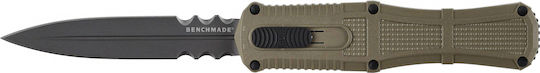Benchmade Claymore OTF Cuțit De Supraviețuire Automat Gri