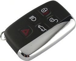 Techstar Car Key Cover Case Compatible Jaguar F-Type XJ XF XE F-Pace 5 Buttons Techstar Car Key Cover Case Compatible Jaguar F-Type XJ XF XE F-Pace 5 Buttons