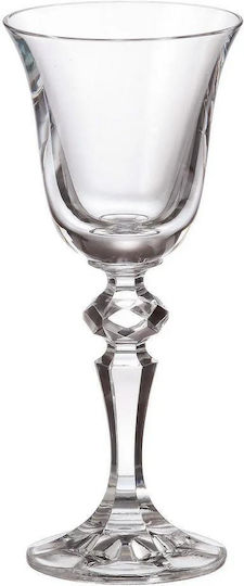 Crystal Bohemia Set of Glasses Liqueur/Ouzo / Cocktail/Drinking made of Crystal Stemmed 60ml 6pcs