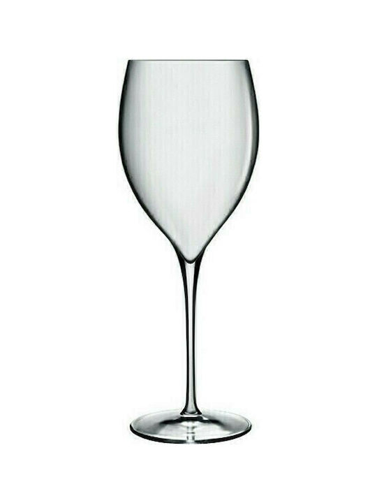 Luigi Bormioli Set Gläser für Weißwein aus Kristall in Weiß Farbe Mit Stiel 590ml 6Stück