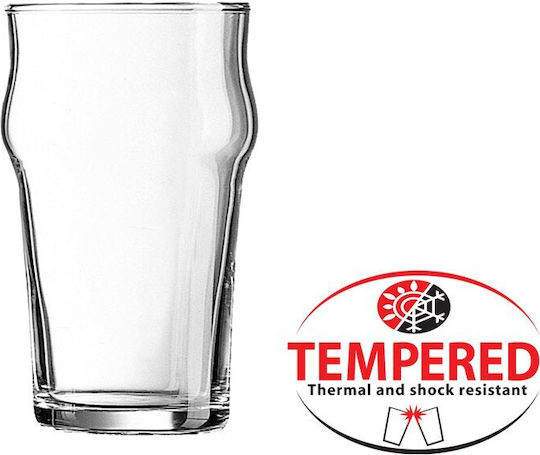 Arcoroc Set of Glasses Beer, μπίρας made of Glass 6pcs