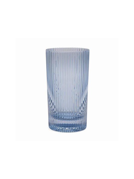 Here's How Set of Glasses made of Glass in Blue Color 355ml 2pcs