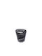 Atlas Filtri Set of Glasses Water made of Glass in Black Color 120ml 6pcs