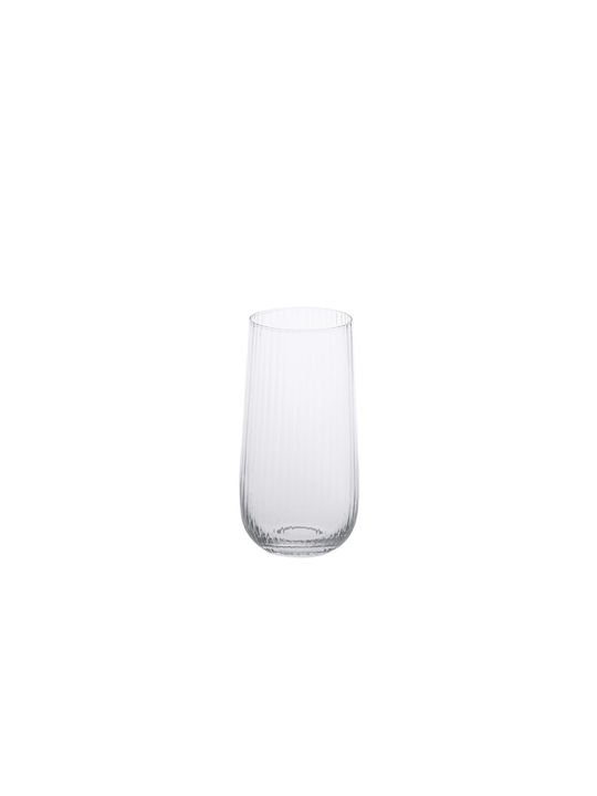 Andrea House Set Gläser Wasser aus Glas 450ml 6Stück