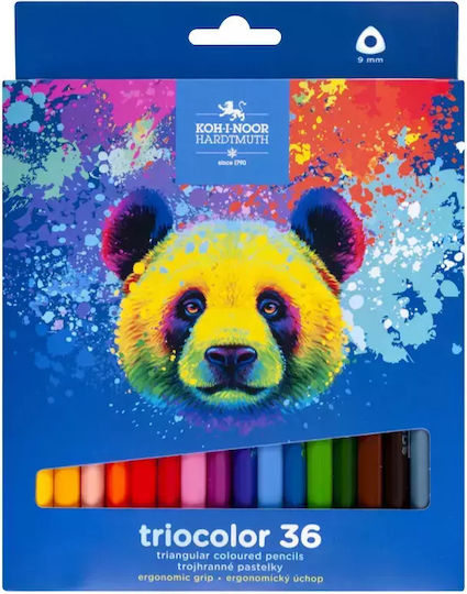 Creioane Triocolor Urs 36 Culori