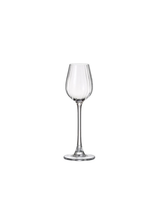 XM-Casa Set of Glasses Liqueur/Ouzo made of Crystal 90ml 6pcs
