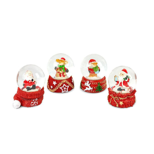 Weihnachtliche Schneekugel 4.5x4.5x6.2cm 1Stück (Μiverse Designs)