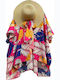 Women's Mini Kimono Beachwear Fuchsia