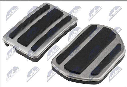 NTY Car Pedal Set Non Slip for Citroen Peugeot C5 C8 DS5 508 3008 Silver 3 Pieces EZC PE 115