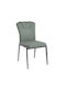 Andria Dining Room Metallic Chair Green 47x60x86cm 2pcs