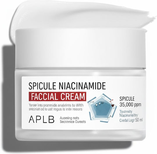 APLB Spicule Niacinamide Ενυδατική Κρέμα Προσώπου με Νιασιναμίδη & Centella Asiatica 50ml