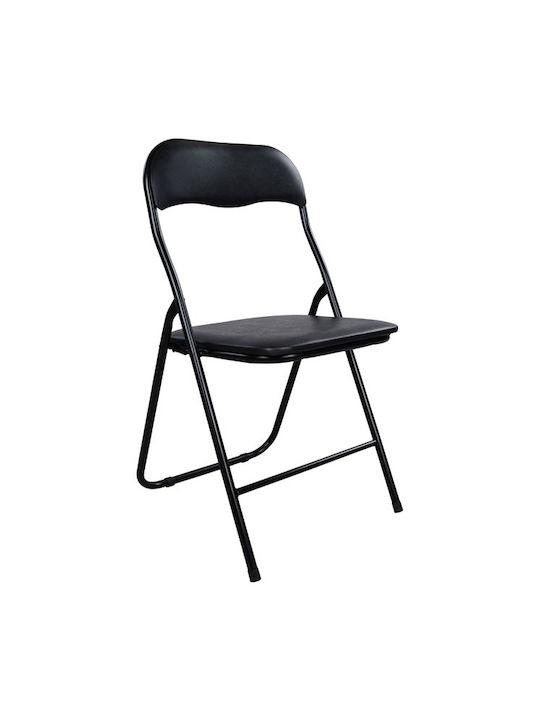 Padma Scaune Sala de mese Pliabile Negru 6buc 38x47x82buc