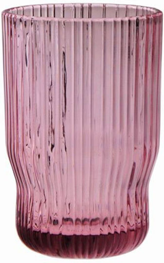Marva Set Pahare Pentru Apă Din Sticlă Violet 350ml 6 Bucăți