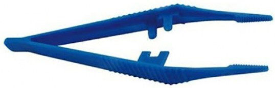 Plastic Single-Use Sterile Blue Medical Forceps 13cm 489-005 1 Piece