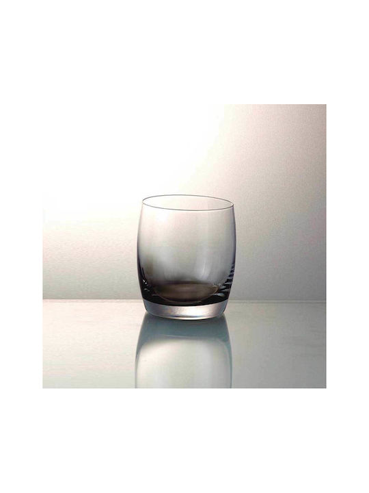 Cryspo Trio Half Set Gläser Whiskey / Wasser aus Glas in Gray Farbe 360ml 6Stück