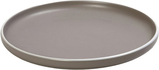 Espiel Mood Teller Untiefe Keramik Gray mit Durchmesser 27.3cm 6Stück