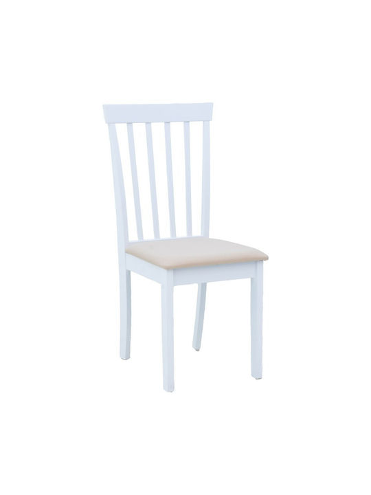 Houston Dining Room Wooden Chair White Shade 40...