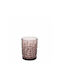 Espiel Patrick Set Gläser Whiskey aus Glas in Lila Farbe 300ml 6Stück