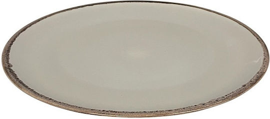 Trends Vibes Plate Shallow made of Porcelain Gray with Diameter 27cm