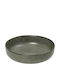 Espiel Olive Serving Plate Deep Ceramic Green with Diameter 22cm 4 Pieces