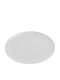 Espiel Wavy Plate Shallow made of Melamine White with Diameter 21cm 6pcs