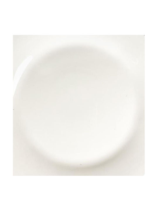 Eaton Dining Πιάτο Ρηχό Γυάλινο Λευκό με Διάμετρο 25.5cm