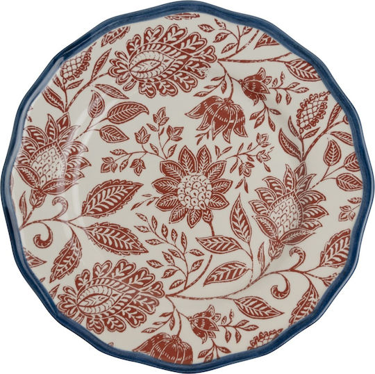 Laura Ashley Hedingham Plate Desert Ceramic Red with Diameter 21cm 2pcs