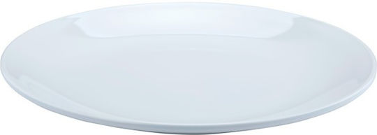 e-exoplismos Plate Shallow made of Melamine White with Diameter 25cm 6pcs