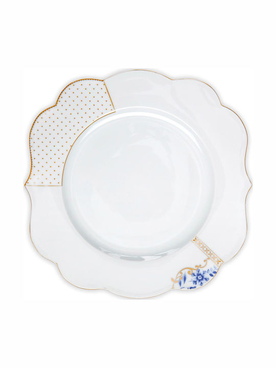 PiP Studio Royal Plate Shallow made of Porcelain White with Diameter 28cm 6pcs