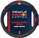 Oracle Red Bull Racing Κάλυμμα Τιμονιού Αυτοκινήτου με Διάμετρο 37εκ. Δερμάτινο Μαύρο