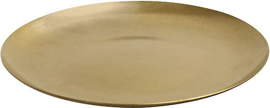 Espiel Snow Plate Shallow Inox Gold with Diameter 30cm 2pcs