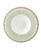 By Bone Rome Plate Soup made of Porcelain Green with Diameter 25cm 6pcs