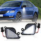 Spiegellicht Skoda Octavia 1z 2009-2013 5e 2013-2016 Hervorragend 2008-2015 SMD LED 6000K Weiße 2 Stücke