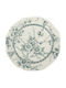 Oriana Ferelli Plate Desert made of Porcelain Green with Diameter 20cm 6pcs
