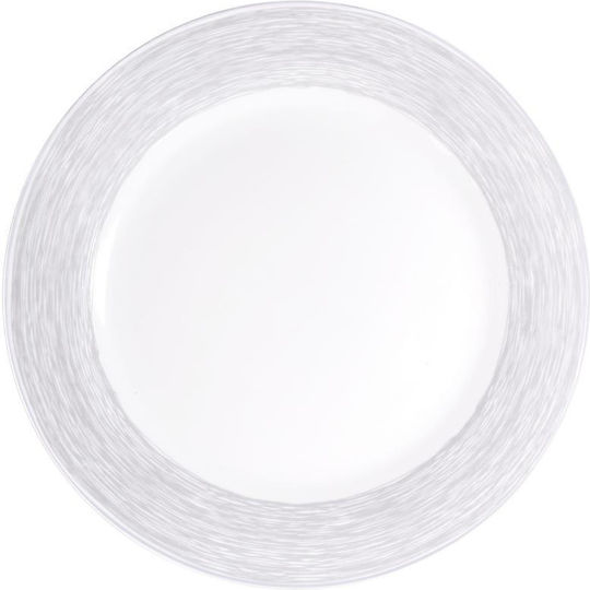 Oriana Ferelli Teller Untiefe aus Porzellan Gray mit Durchmesser 24cm 6Stück