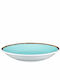 Lukanda 360 Plate Soup made of Porcelain Light Blue 24cm 6pcs