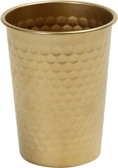 Espiel Snow Set of Glasses made of Stainless Steel in Gold Color 350ml 4pcs