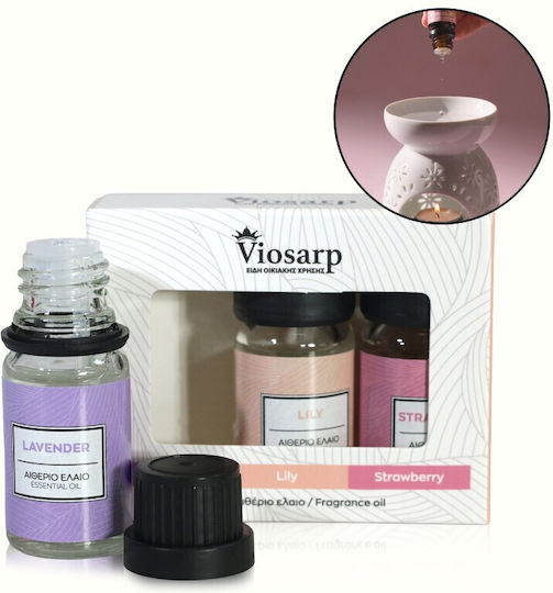 Set Aromatic De Uleiuri Esențiale 3 Bucăți 10ml No997854 Lavandă Liliac Căpșuni