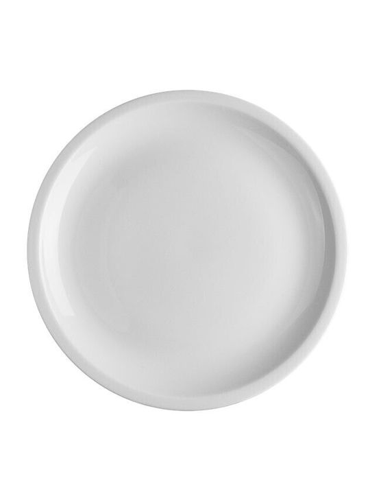 GTSA Plate Shallow made of Porcelain White with Diameter 20cm