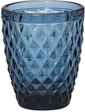 Espiel Tristar Set of Glasses Whiskey made of Glass in Blue Color 220ml 6pcs