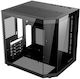 Power Train Gaming Midi Tower Κουτί Υπολογιστή με Πλαϊνό Παράθυρο Μαύρο