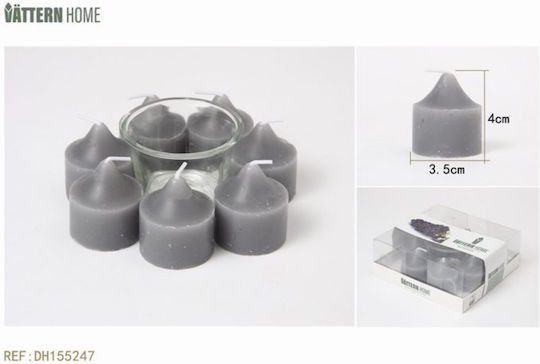 Vattern Home Aromatisches Kerze mit Parfüm Weintrauben 7 Stück