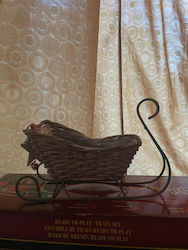 Weihnachtskorb Schlitten