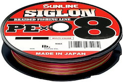 Sunline Siglon Pe×8 300m Buntes Angelschnur – 8-adriges Süß- und Salzwasser 4.0
