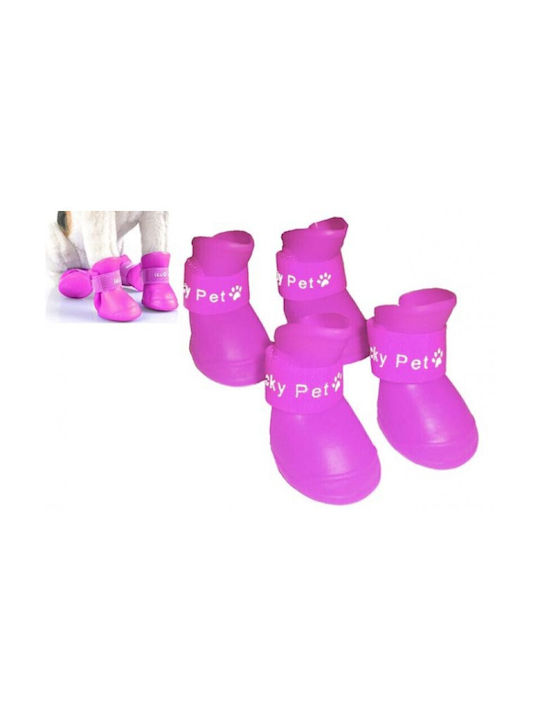 Waterproof Dog Shoes Pet 4 Pieces