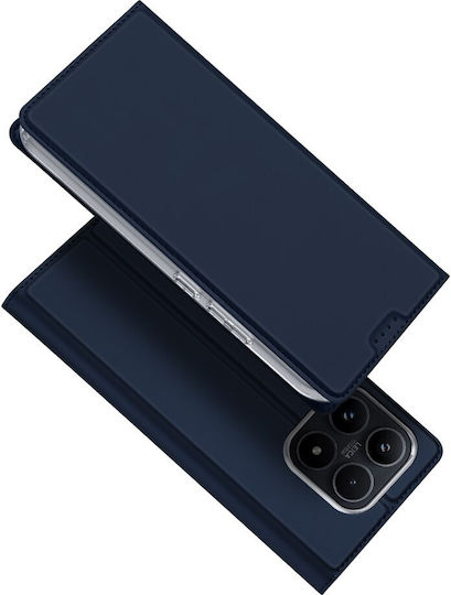 Dux Ducis Skin Book Piele artificială / Silicon Albastru (Xiaomi 17)