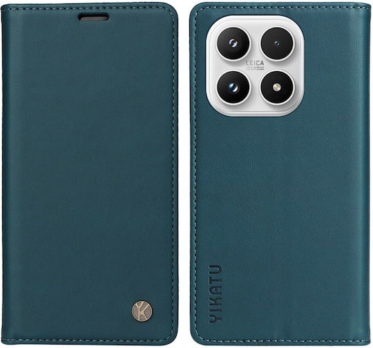 Yikatu Book Δερματίνης / Σιλικόνης Πράσινο (Xiaomi 17)